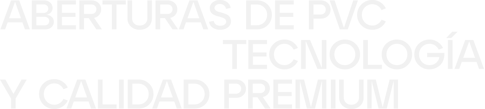 Aberturas de PVC, Tecnología y Calidad Premium